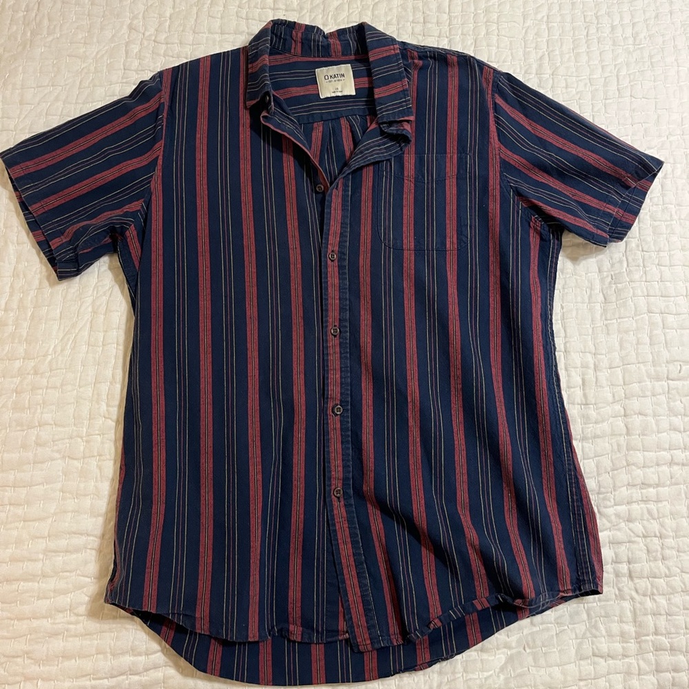 Katin mens short sleeve button down shirt